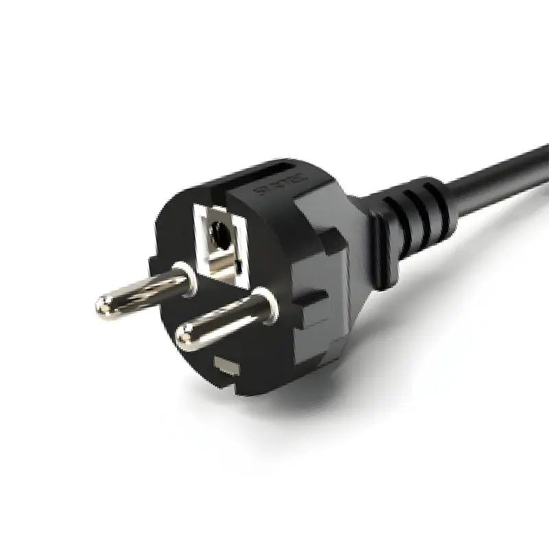 Cables de alimentación europeos de 2 y 3 polos aprobados por VDE/CE