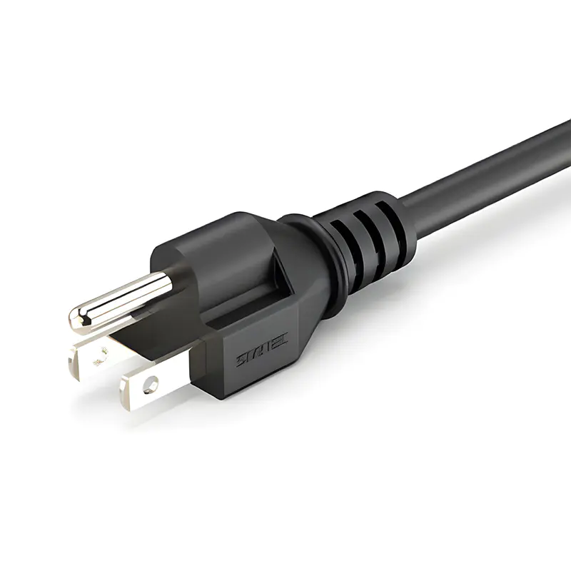 Cables de alimentación estadounidenses de 2 y 3 polos con certificación UL