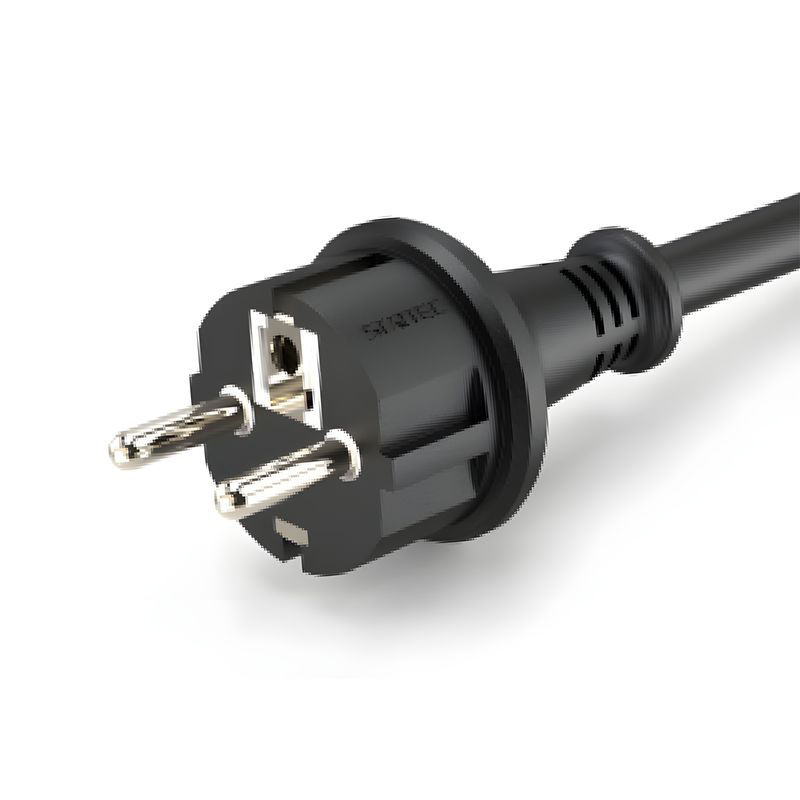 Cables de alimentación europeos de 2 y 3 polos aprobados por VDE/CE