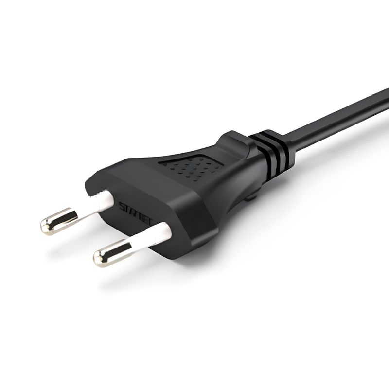 Cables de alimentación europeos de 2 y 3 polos aprobados por VDE/CE