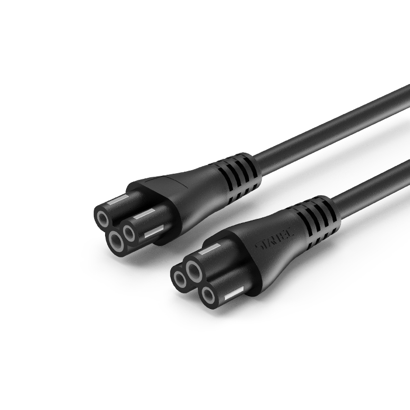 Cable de alimentación con forma de flor de ciruelo con conector C5 de enchufe estadounidense con certificación UL